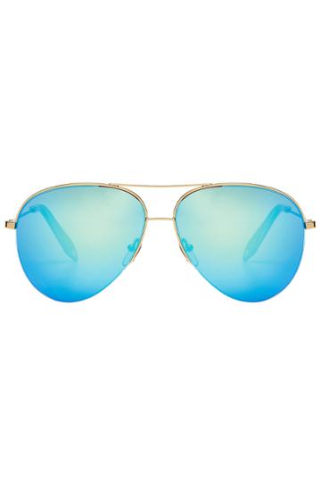 Victoria Beckham Victoria Beckham Classic Victoria Sunglasses - Blue