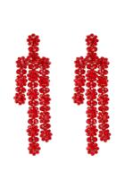 Simone Rocha Simone Rocha Bead Embellished Earrings - Red