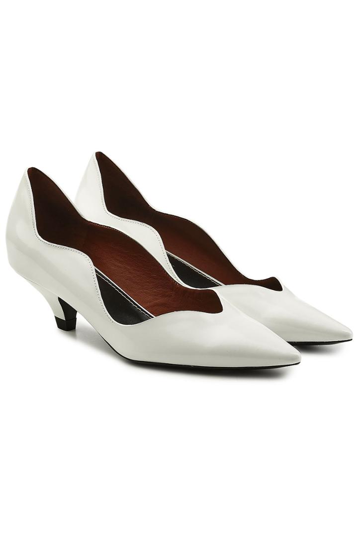 Proenza Schouler Proenza Schouler Leather Kitten Heel Pumps
