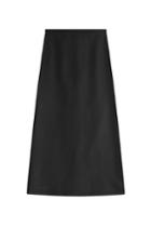 Rochas Rochas Wool Midi Skirt - Black