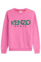 Kenzo Kenzo Cotton Logo Sweatshirt - Magenta