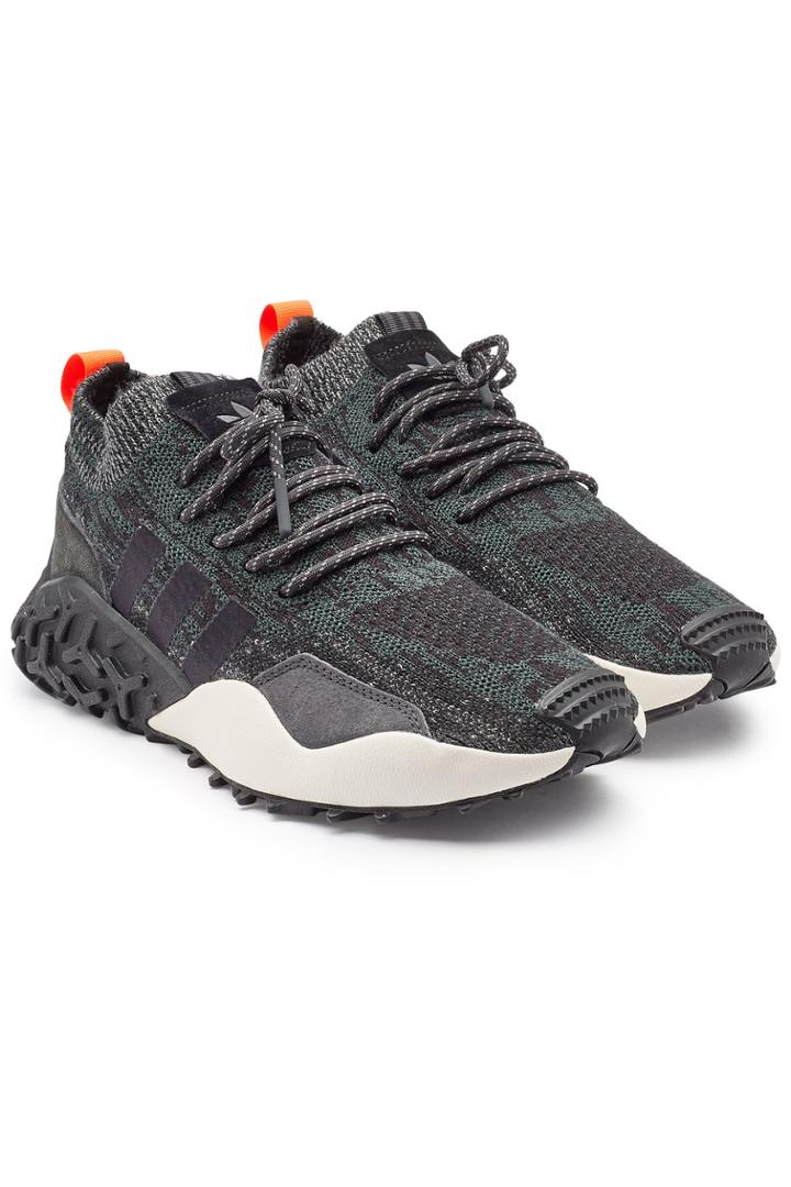 Adidas Originals Adidas Originals F/2 Tr Primeknit Sneakers With Suede And Mesh