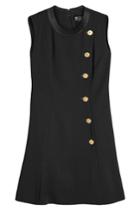 Versace Versace Dress With Embossed Buttons