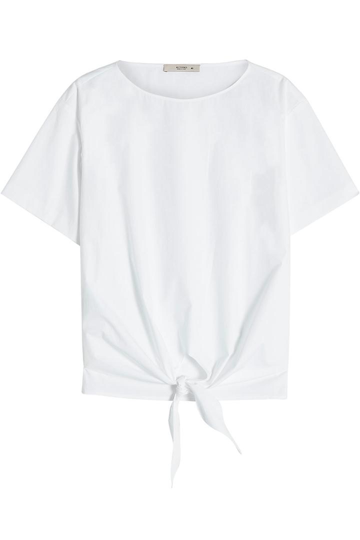 Etro Etro Cotton Blend Knot Top