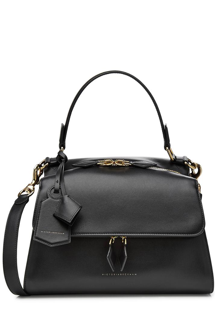 Victoria Beckham Victoria Beckham Small Pocket Leather Tote - Black