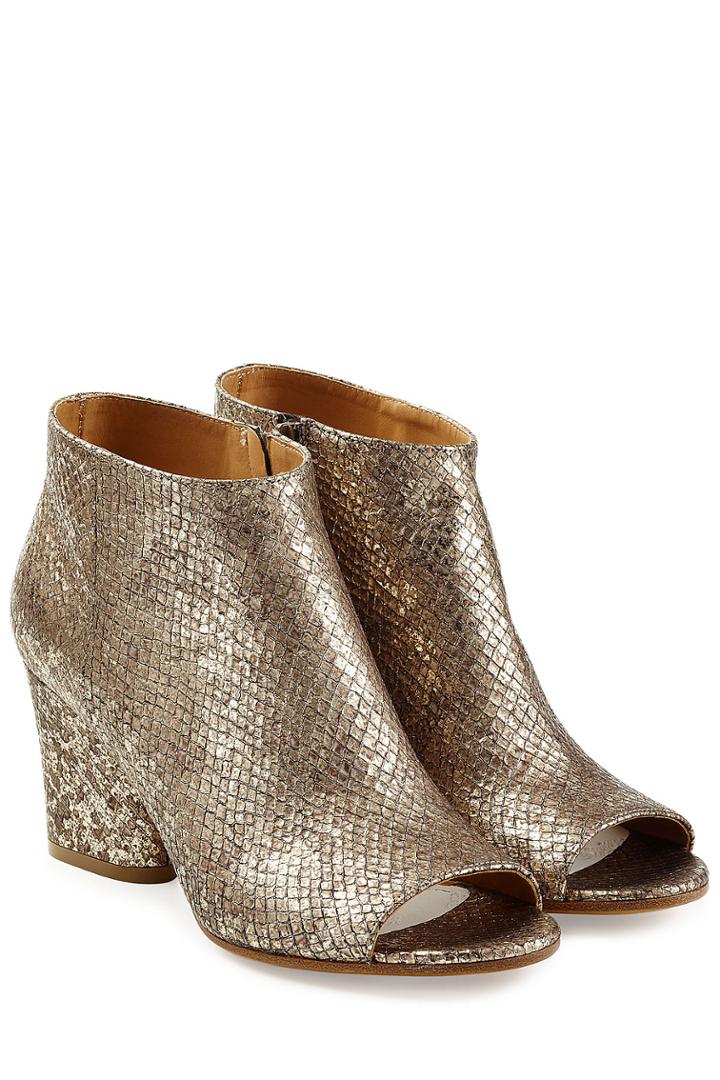 Maison Margiela Maison Margiela Metallic Leather Sandals - Gold