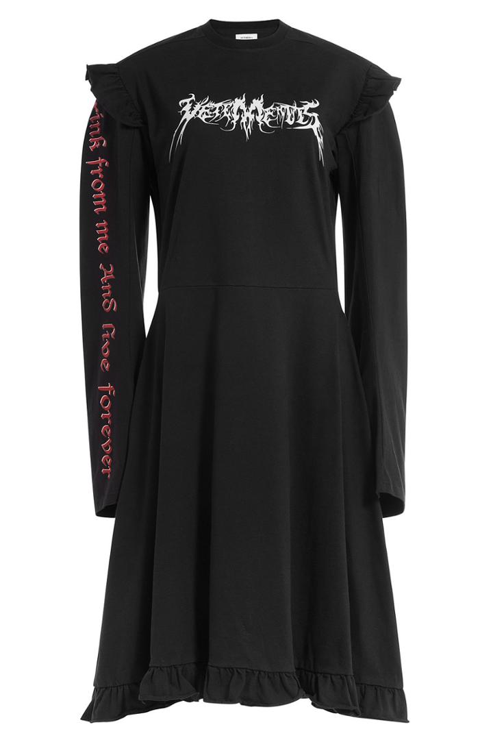 Vetements Vetements Printed Cotton Dress