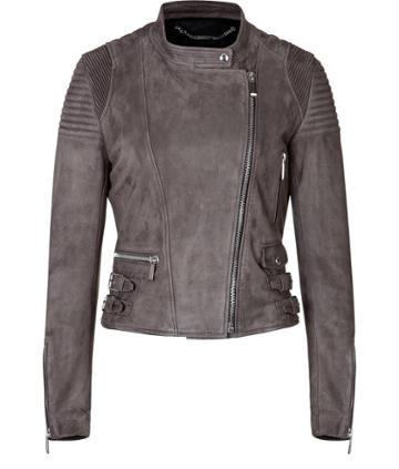 Barbara Bui Suede Biker Jacket
