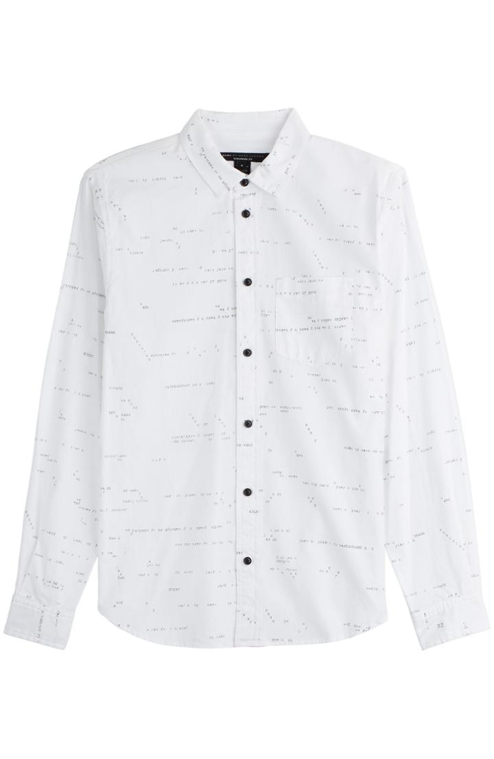 Marc By Marc Jacobs Logo Cotton Button-down