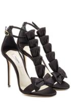 Olgana Paris Olgana Paris La Delicate 10 Satin Sandals - Black