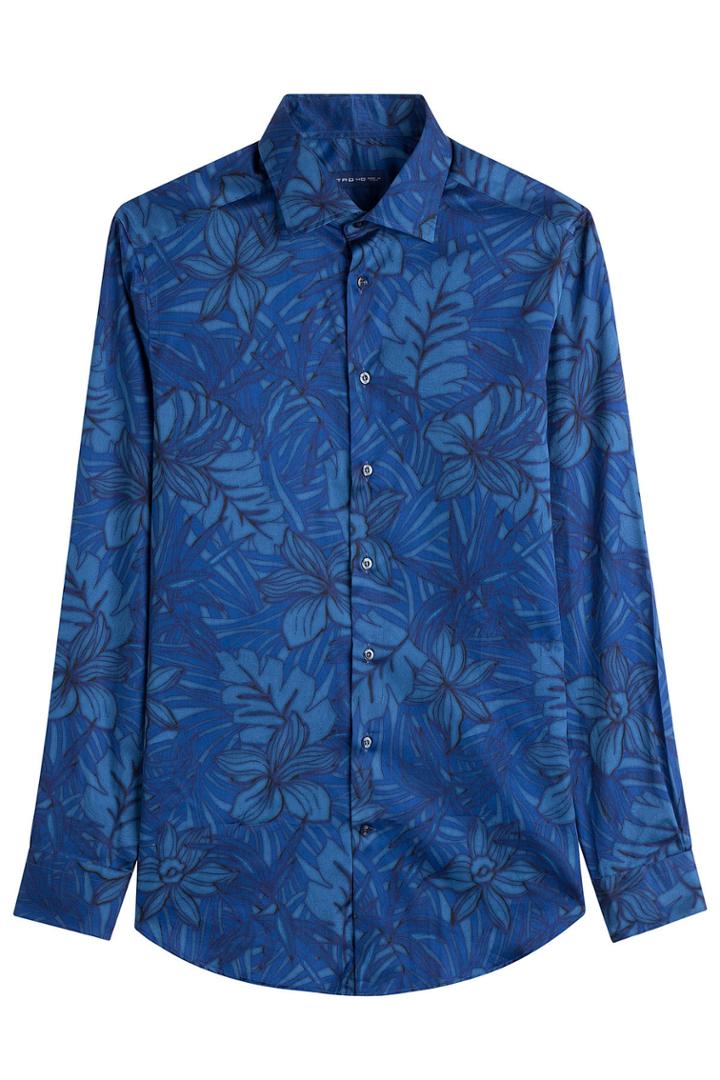 Etro Etro Cotton Tropical Print Shirt - None