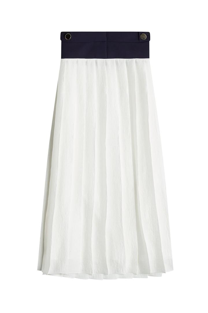 Victoria, Victoria Beckham Victoria, Victoria Beckham Pleated Midi Skirt