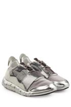Golden Goose Golden Goose Sneakers With Leather - Silver