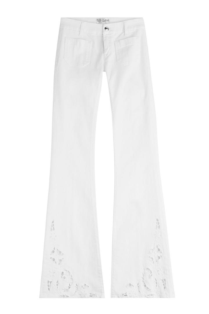 Seafarer Seafarer Penelope Flared Jeans With Cut-out Detail - Multicolored