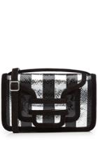 Pierre Hardy Pierre Hardy Striped Shoulder Bag With Snake Leather