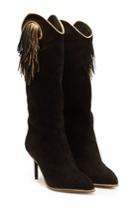 Charlotte Olympia Charlotte Olympia Magnifico Suede Knee Boots