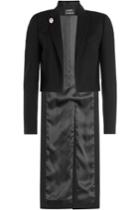 Anthony Vaccarello Anthony Vaccarello Cotton Tuxedo Blazer - Black