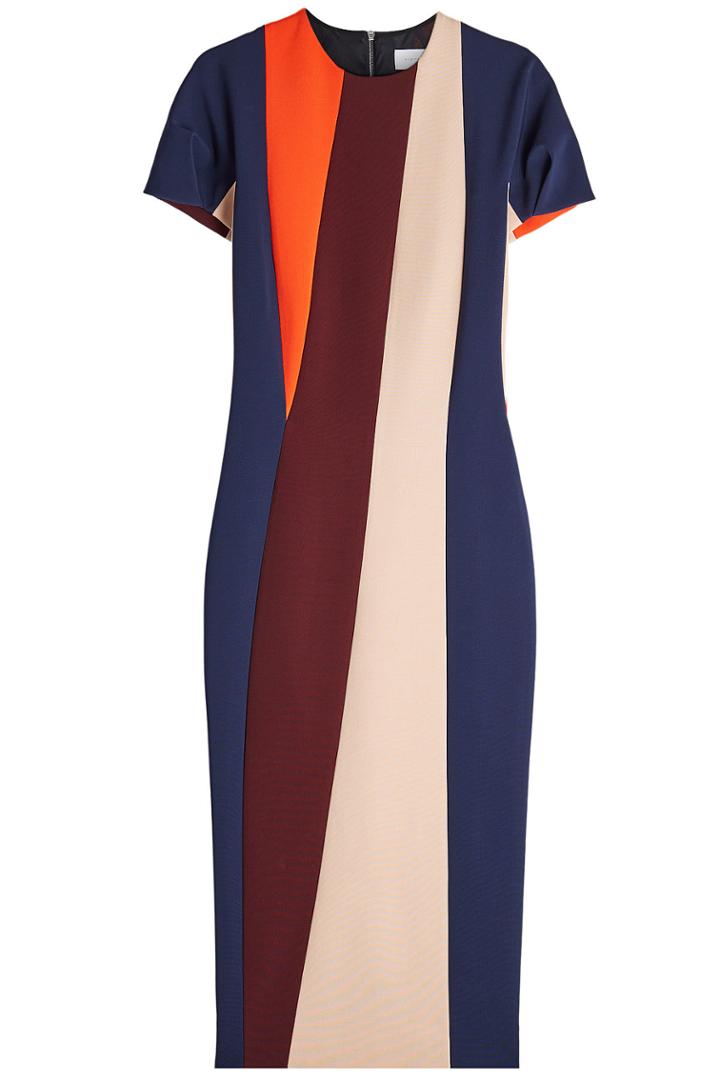 Victoria Beckham Victoria Beckham Pleat Sleeve Pencil Dress
