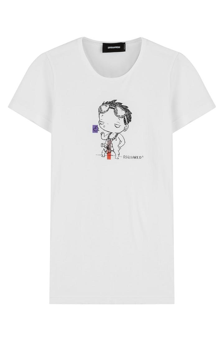 Dsquared2 Dsquared2 Cotton Logo T-shirt - White