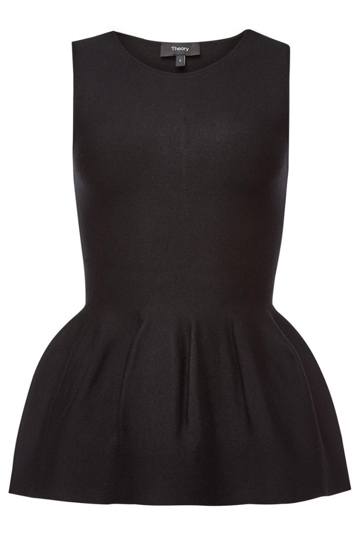 Theory Theory Sleeveless Top With Merino Wool And Silk