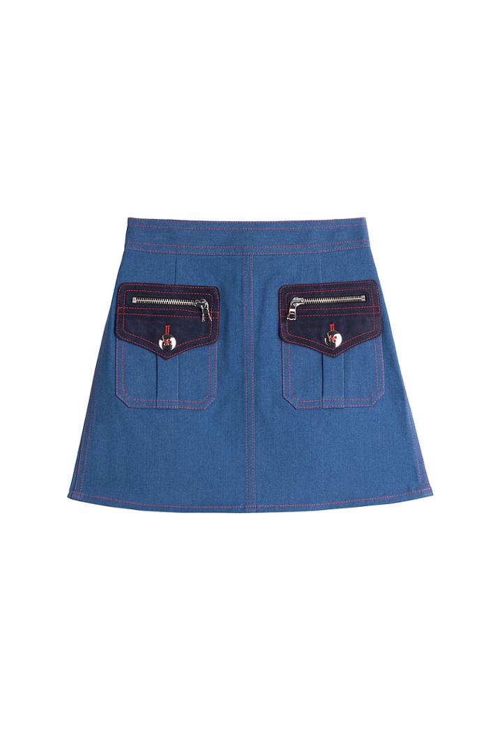 Marc Jacobs Marc Jacobs Denim Mini Skirt - Blue