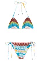 Missoni Mare Missoni Mare Multicolor Knit Triangle Bikini