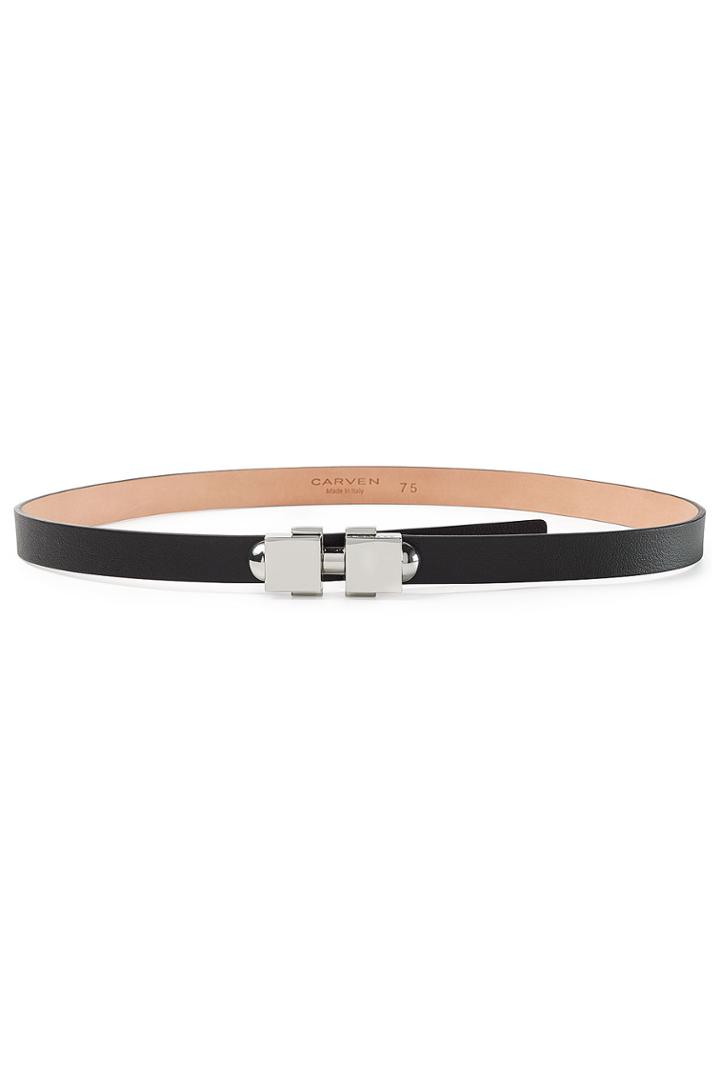 Carven Carven Leather Belt - Black