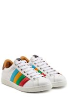Dsquared2 Dsquared2 Leather Tennis Club Sneakers - White