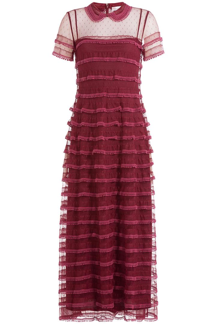 R.e.d. Valentino R.e.d. Valentino Tiered Lace Maxi-dress - None
