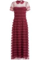 R.e.d. Valentino R.e.d. Valentino Tiered Lace Maxi-dress - None