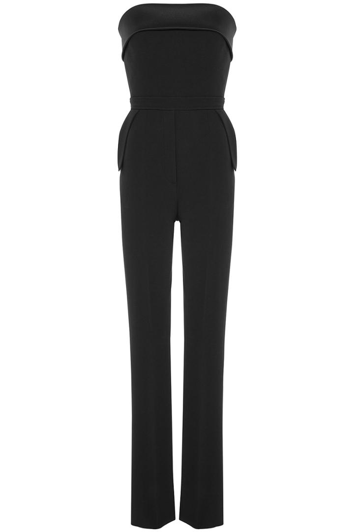 Elie Saab Elie Saab Strapless Jumpsuit - Black