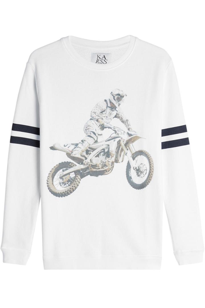 Zoe Karssen Zoe Karssen Printed Sweatshirt With Cotton
