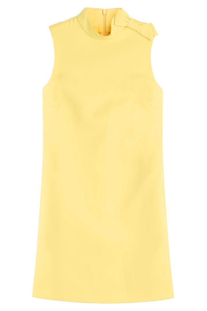Red Valentino Red Valentino Shift Dress With Cotton - Yellow