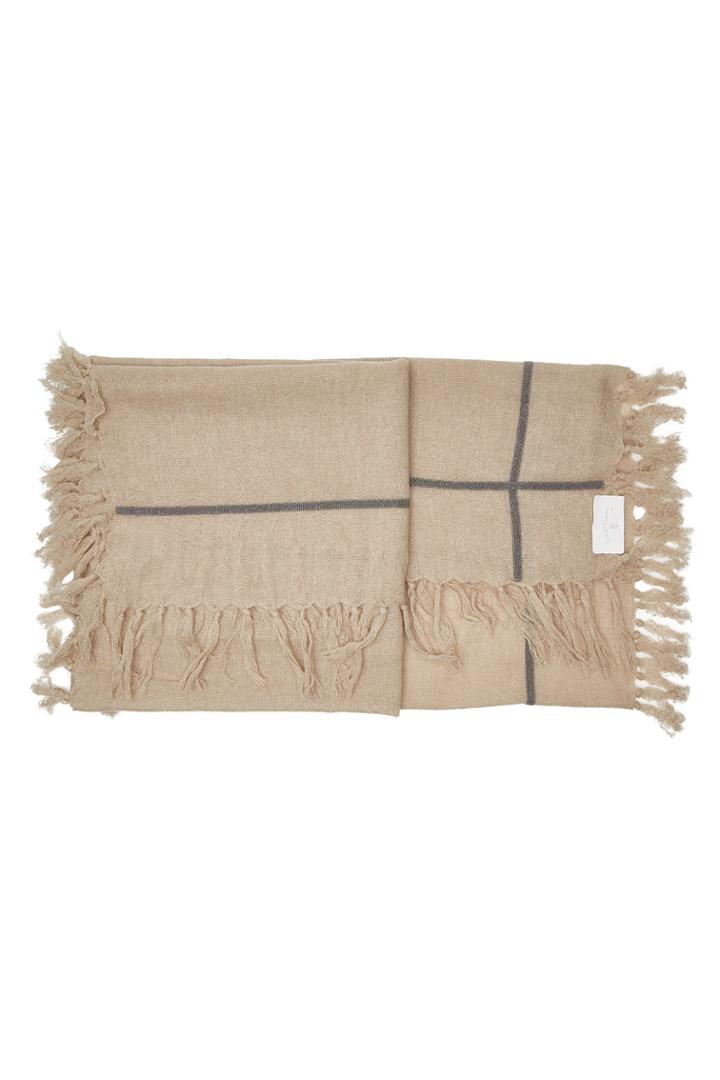 Brunello Cucinelli Brunello Cucinelli Cashmere Scarf With Bead Embellishment