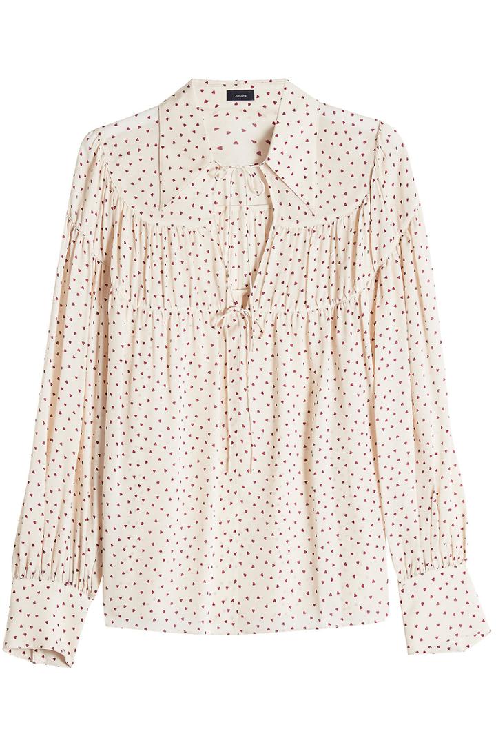 Joseph Joseph Crosby Printed Silk Blouse