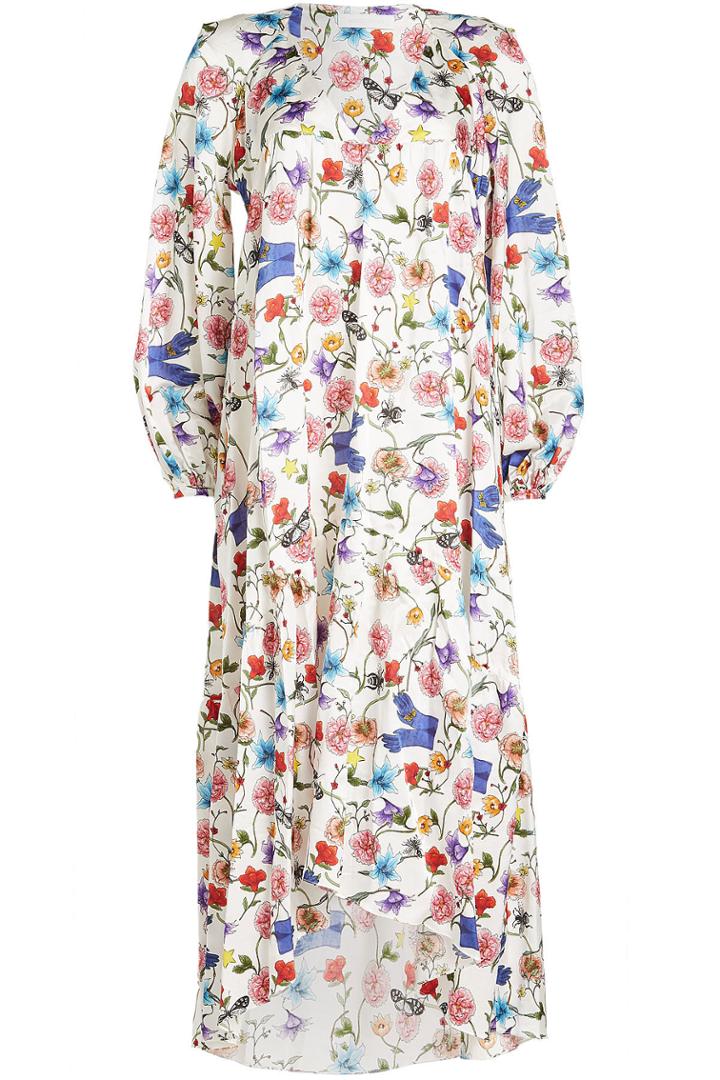 Borgo De Nor Borgo De Nor Printed Dress With Cotton And Silk