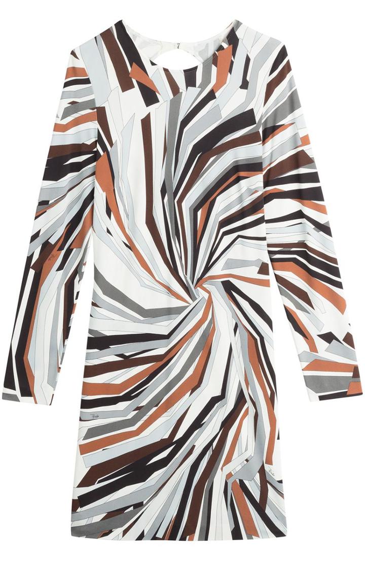 Emilio Pucci Silk Jersey Printed Mini-dress