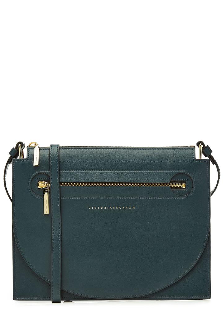 Victoria Beckham Victoria Beckham Leather Shoulder Bag - Blue