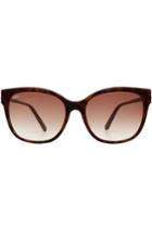 Tod's Tod's Square Tortoiseshell Sunglasses - Brown