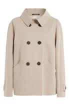 Maison Margiela Maison Margiela Cotton-silk Pea Coat - Grey