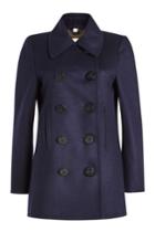 Burberry Burberry Kingsvale Pea Coat With Wool And Cashmere