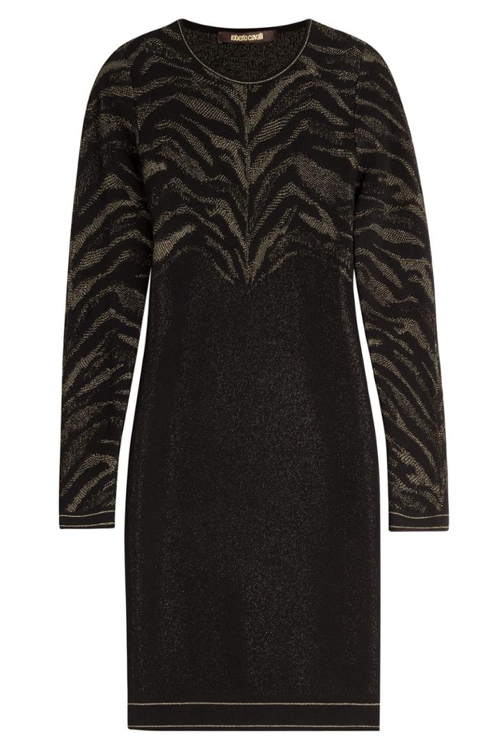 Roberto Cavalli Roberto Cavalli Stretch Dress With Metallic Thread