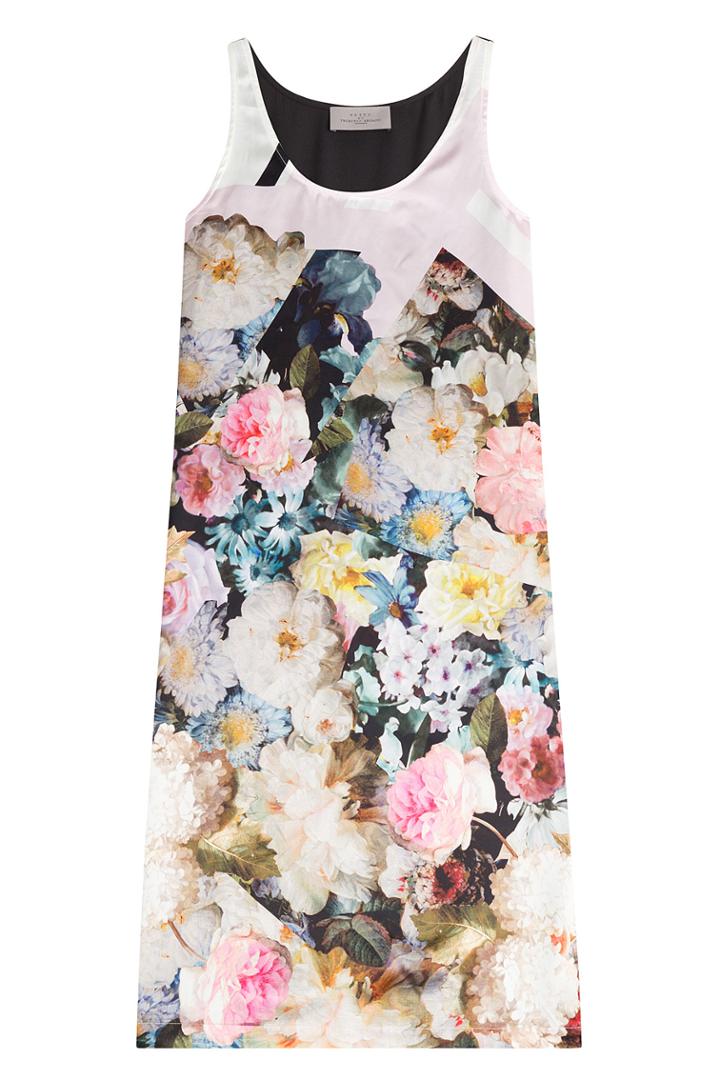 Preen By Thornton Bregazzi Preen By Thornton Bregazzi Printed Silk Dress - Florals