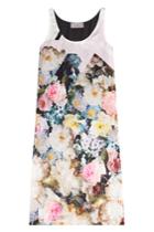 Preen By Thornton Bregazzi Preen By Thornton Bregazzi Printed Silk Dress - Florals
