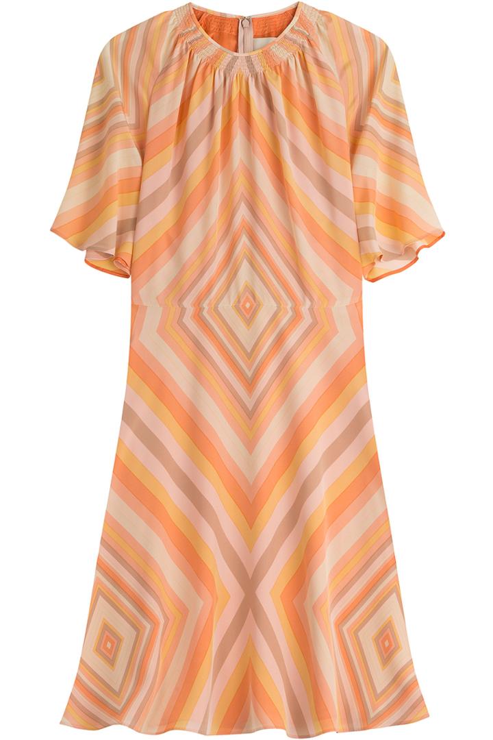 Valentino Valentino Printed Silk Dress - Multicolor