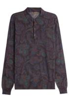 Etro Etro Printed Top With Wool, Silk And Cashmere - None