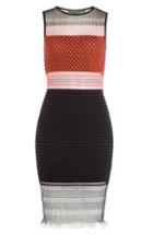 Alexander Wang Knitted Stretch Dress With Tulle