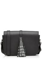 Steffen Schraut Steffen Schraut Leather Shoulder Bag With Embellished Tassel