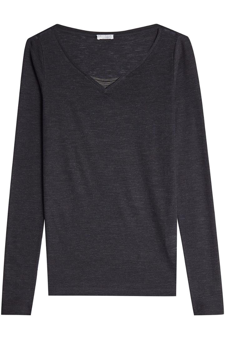 Brunello Cucinelli Brunello Cucinelli Wool Pullover With Embellishment