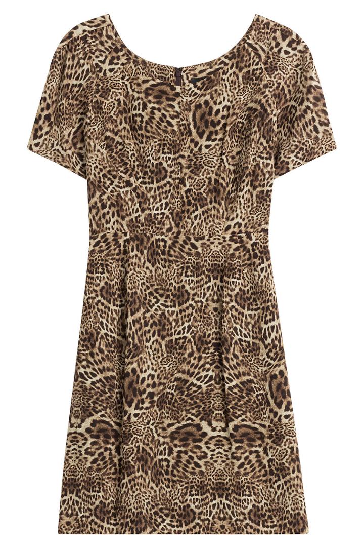 The Kooples The Kooples Silk Leopard Print Dress - None